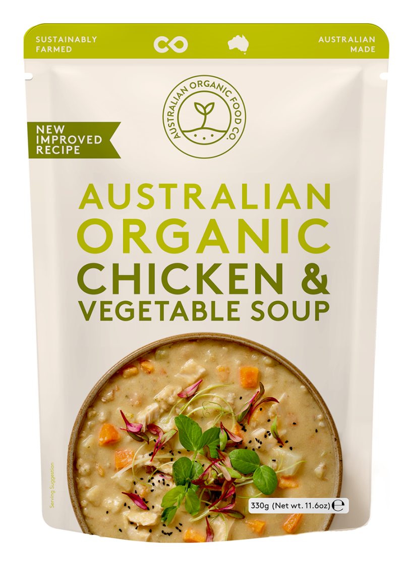 Chicken, Spelt & Vegetable Soup Package Image
