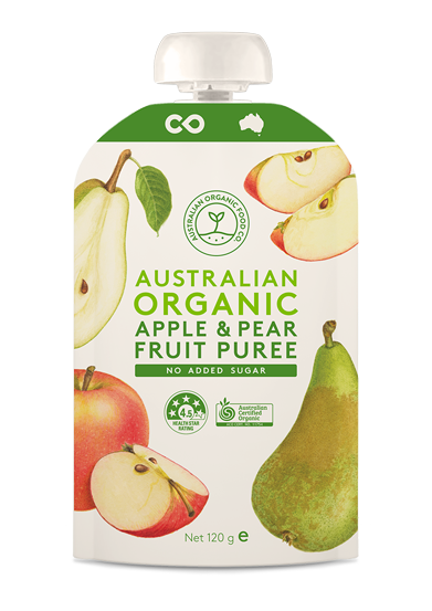 Apple & Pear Fruit Puree Package Image