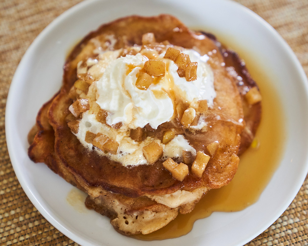 Australian Organic Food Co Apple Cinnamon Pancake Recipe